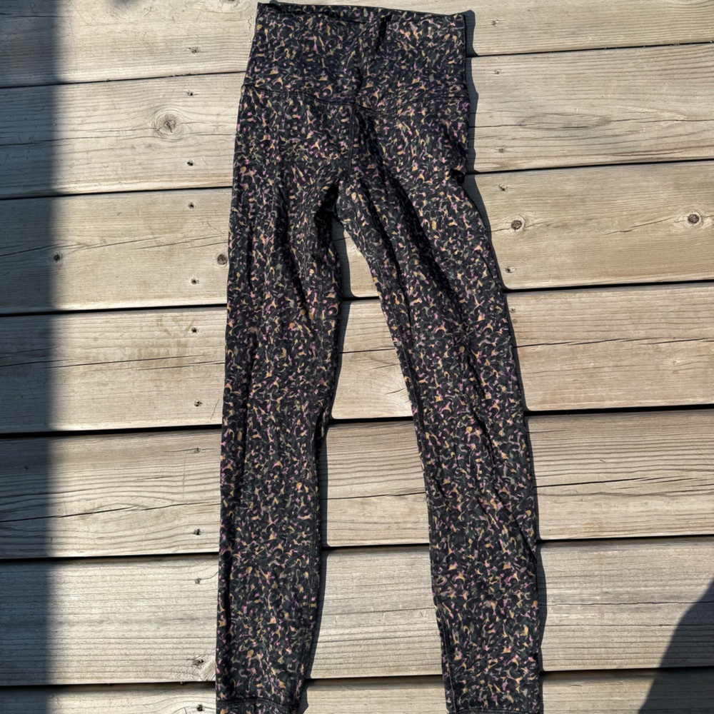 Lululemon Colorful Cheetah Wonder Leggings